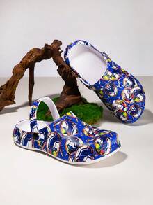 Unisex Breathable Clogs, Shock Absorbing, Non-Slip, Quiet, Multifunctional For Indoor/Outdoor Wear, Suitable For All Seasons - Deep Blue - View 4