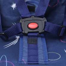 Booster Seat, High Chair For Babies, Table Seat, Chair Cushion, Child Seat, Baby Seat, Seat Cushion, Chair With Adjustable Belt, Booster Seat - Navy Blue - View 6