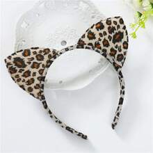 New Arrival Fashionable Personalized High-End Cute Versatile Autumn/Winter Niche Soft Plush Cat Ear Headband Cartoon Plush Sweet Headpiece Hair Accessories - Headband - View 3