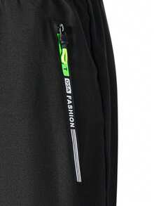 Pantalones cargo casuales y versátiles para deportes y actividades al aire libre para hombres - Negro - Ver 7