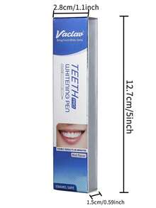 1pc Vaclav Teeth Whitening Pen, Teeth Whitening Gel, Teeth Bleaching Gel, Teeth Whitening Agent, Removes Stains, Oral Hygiene - 1 Piece/Box - View 7