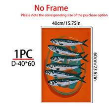 1/9件套混搭画廊墙饰，趣味动物图案，色彩缤纷的客厅墙画，个性十足的极繁主义可打印艺术品，帆布艺术墙画，房间海报，家居装饰，房间装饰项目，卧室，厨房，客厅，走廊装饰，可选画框 - 多色 - 查看 57