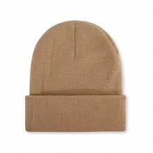 3 piezas Gorro de invierno unisex grueso y cálido de unicolor y de moda para mujer - Adecuado para el frío invierno y Halloween - Multicolor - Ver 4