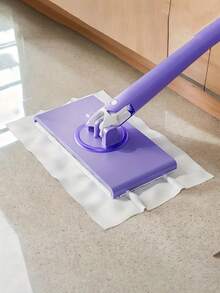 360° Rotating Automatic Clip Mop, Multi-Functional Cleaning Mop, Mini Clip Mop Suitable For Kitchen, Living Room, Bathroom, Essential Home Cleaning Supplies, Home Decor Mop Set - A - View 2