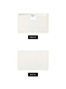 Tom Ford 白色卡包化妆镜。便携式双面镜。精致时尚的皮革化妆镜。便携式粉盒镜。适合日常使用，是送给女朋友的绝佳礼物。 - 白色 - 查看 8