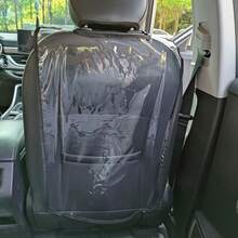 1/2pcs Transparent Anti-Dirt Car Seat Back Kick Mat, Effectively Protects Car Seat Back, Waterproof, Anti-Kick, Wear-Resistant, Comfortable For All Seasons, Essential Car Interior Protection Accessory For Family Cars - Transparent Anti-kick Mat for Car Seats - View 8