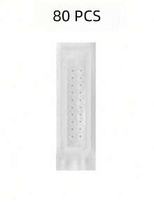 20/40/60/80 piezas Parches desechables de terapia de acupresión y masaje de oreja, parches de terapia de puntos de acupuntura de oreja - Multicolor - Ver 32