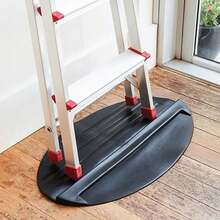 Rubber Anti-Slip Ladder Mat Floor Protection Ladders Aid Stabilises Heavy Home - Black - View 5