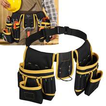 Tool Belts For Men,Tool Belt Pouch,26-Pockets Heavy Duty Padded Tools - A - View 1