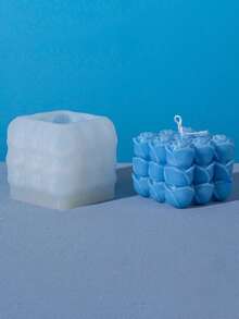 Magic Cube Aroma Candle Silicone Mold, DIY Handmade Magic Ball Fragrance Stone Gift - White - View 5