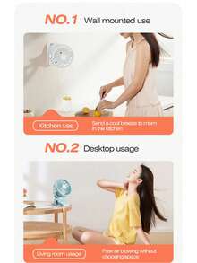 1pc USB Rechargeable 3-Speed Quiet Fan, 720° Rotation, With Night Light, Portable Clip-On, Ideal For Summer Travel, Beach, Back To School - Compact Yet Powerful Fan, Essential For Dorm And Office - Clip-on Fan - View 10