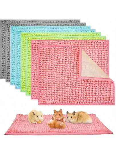 1pc Washable Guinea Pig Pad, Rabbit Cage Liner, Guinea Pig Felt Mat, Reusable Pee Pad, Suitable For Small Animals, Rabbits, Extra Large Washable Guinea Pig Bed And Play Mat - Reusable, Non-Slip, Odorless, Suitable For Rabbits, Ferrets, Guinea Pigs, Hamsters, Hedgehogs And Other Small Animals