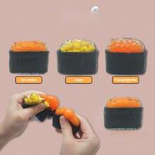 1个寿司造型捏捏乐 - 日式料理捏捏乐 - 解压玩具 - 捏捏乐 - 软萌玩具 - 捏捏乐 - 指尖玩具 - 史迪奇玩具 - 旅行玩具 - 课堂指尖玩具 - 迷你洗澡玩具 - 圣诞文具减压球，生日礼物，复活节礼物，圣诞节礼物，万圣节礼物 - 彩色 - 查看 8