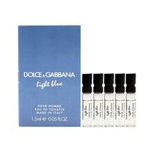 Dolce & Gabbana D&G Light Blue Pour Homme Eau De Toilette  With Lemon & Patchouli Spray Men 1.5mL/0.05 Oz-Travel-Ready Mini Fragrances| Newbie Friendly! - EDT - Xem 6