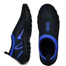 Sapatilha Aquatica Neoprene Tenis Meia Calce Facil Tratorada - Azul - Visão 3