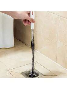 5件套柔性排水管清洁刷 - 软管疏通工具，浴室配件 - A - 查看 5