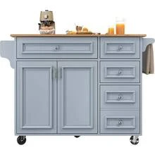 Storage Islands & Carts - Blue - and - View 6