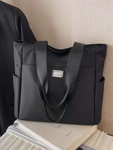 Single Shoulder New Bag, Fashionable Zipper Tote Bag, Oxford Cloth Lightweight Crossbody Bag, Versatile And Large Capacity Bag - Multicolor - View 10