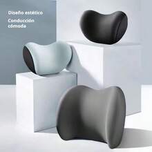 El reposapiés de la cintura del vehículo 2pcs se apoya en la cintura de la ingeniería humana, la recuperación lenta no se derrumba, la ventilación es cómoda, la conducción es necesaria, la protección contra la deformación, el cuello y la cintura, el SUV del automóvil se adapta al uso general de México. - Multicolor - Ver 9