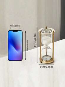 Decorative , Vintage Style Decor For Home, Living Room, Office, Meeting Room, Desk Accessories, TimerRoom Decoration - Bronze - View 10