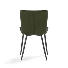 Dining Chairs, PU Material, Set Of 4 - Modern Art Leather Seats, Green, Black. - Green - View 6