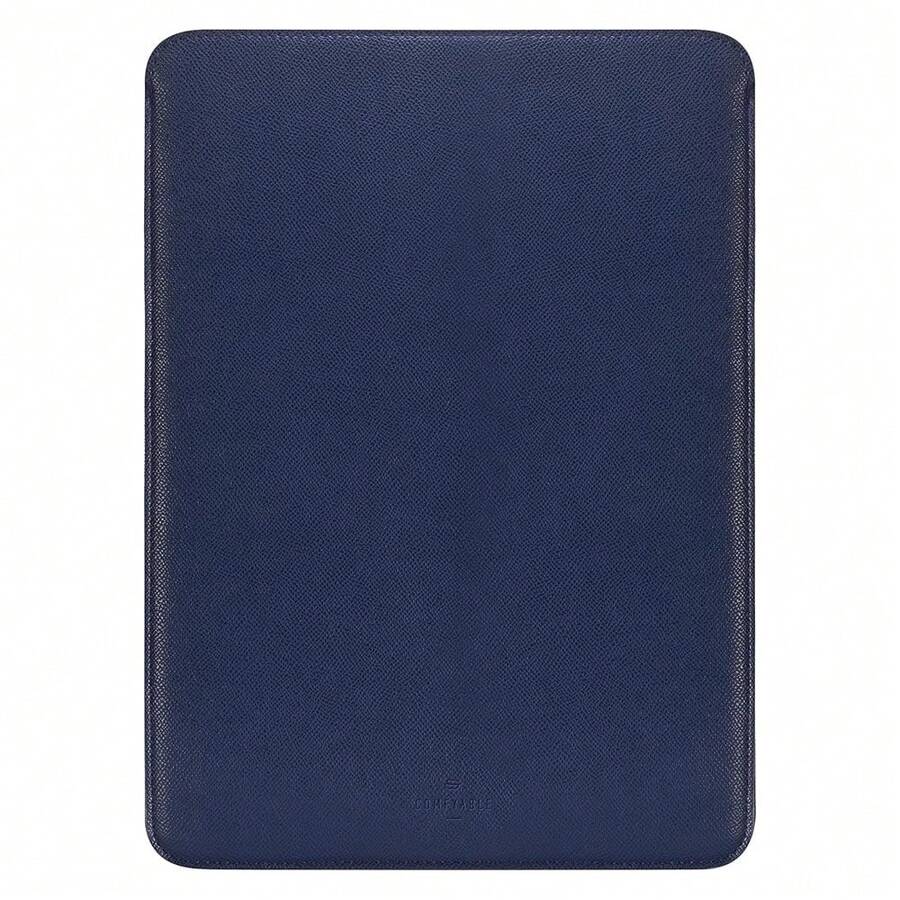 Laptop Sleeve 13 Inch Precisely Compatible With  Air M4 2025-2018 &  Pro M2 2022 M1 2020-2016, Faux Leather Cover Case, Midnight Blue - 午夜藍 - 查看 1