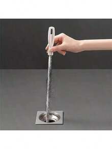 5件套柔性排水管清洁刷 - 软管疏通工具，浴室配件 - A - 查看 2