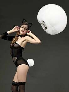 Bộ trang phục sói xám quyến rũ 4 món - Bao gồm mũ đội đầu, găng tay và đuôi, thích hợp cho Halloween, Lễ Phục Sinh, Lễ hội hóa trang, biểu diễn sân khấu, các sự kiện lễ hội, phụ kiện cosplay thời trang và tinh tế, món quà ngày lễ lý tưởng. - Nhiều màu - Xem 10