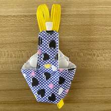 1-2pcs Bird Flight Harness Vest, With Quick-Release Buckle Design Straps, Includes Leash And Handle For Parrots, Cockatiel, Canary (Random Print Vest + Leash) - Multicolor - View 19