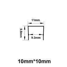 1pc Flexible Metal Lamp Trough, Suitable For LED Strip Light Fixture - Silver - View 2