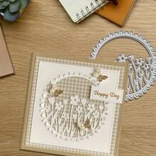 1pc Creative Flower Metal Cutting Mold, Suitable For Scrapbooking, Handicrafts, DIY Embossing Template, Handmade Cards, Gift Card Making Tools - A - View 5