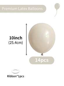 14/34/64/103/163/236 pezzi Palloncini in lattice bianco sabbia per feste con nastro, palloncini rotondi da 5/10/12/18 pollici per elio bianco sabbia crema beige stile bohémien, adatti per fidanzamento, compleanno, matrimonio, addio al nubilato, rivelazione del sesso, laurea, decorazione per addio al nubilato - Shabai - Visualizzare 11