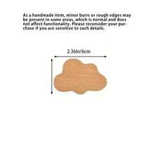 1PC Solid Wood Wall Hook, Wall Hanging Clothes Hook, Star Moon Cloud Cartoon Hook - 1PC - View 12