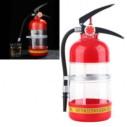 Dispensador de cerveza creativo, extintor manual, cañón de cerveza, dispensador de cerveza de barril, barril de bebidas, máquina dispensadora, mini dispensador de agua