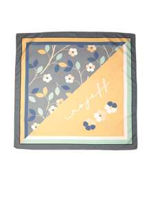 1pc Women's Bandana Floral Print Refreshing High-End Headscarf/Square Scarf - Multicolor - View 5