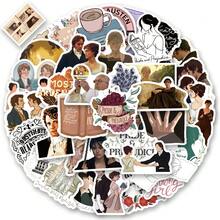 62张《傲慢与偏见》贴纸套装 | 精美图案贴纸，高品质贴纸，可用于水瓶、装饰纸、日记本、笔记本电脑、保险杠、滑板、剪贴簿、行李箱、冰箱、计划本、键盘、汽车贴纸 - 抽像人物貼紙 - 查看 10