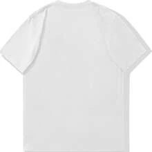 Men'S ECG Pattern Crossing GAMER Design Summer Casual Short-Sleeve T-Shirt - Blanco - Ver 3