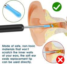 30 Piece Ear Wax Removal Tool Replacement Tips Set For Adults - Other - View 4