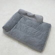 BOFNL Gray Luxury Plush Dog Bed Cat Bed - Calming Pet Sofa With Raised Bolster, Soft Cushion, Non-Slip Bottom, Suitable For Small/Medium/Large Dogs & Cats Up To 45kg / 99lbs, Multiple Sizes - 灰色的 - 查看 12