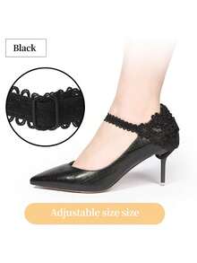 1 Pair Women's High Heel Lace Shoelaces, Fashion Adjustable Anti-Slip Shoe Fixing Accessory - Multicolor - View 8