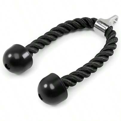 1pc/2pcs Biceps Triceps Resistance Bands, Lat Pull Down Rope Attachment For Home Gym Workout Equipment