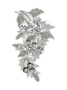 20片/包，多种颜色，新款3D电脑刺绣水晶水钻贴片，用于服装装饰、DIY婚纱配饰、缝纫刺绣工艺 - A - 查看 6