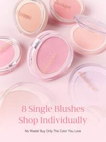 Dasique Matte Blush Palette, Highly Pigmented Long-Lasting Luminous Lightweight Natural Blush Makeup, Fashion Women's Cosmetic Brand, Christmas Gift For Her, Bridal Essential, Summer, Valentine's Day, Vacation Must-Have - #04 Pink Ribbon - 查看 4