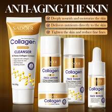 5件套胶原蛋白抗皱紧致旅行护肤套装，淡化细纹，保湿滋养 - 旅行裝 - 查看 2
