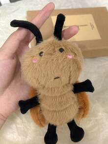 1 件有趣的毛绒蟑螂娃娃，适合作为包包挂件或钥匙扣，是送给家人和朋友的绝佳礼物，适合圣诞节、罗拉克斯、头脑特工队毛绒玩具、丑娃娃 - 彩色 - 查看 5