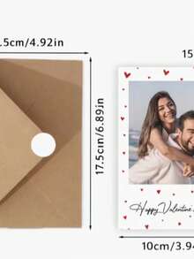 Custom Valentine's Day Greeting Cards - Personalized Text & Romantic Designs Love Confession Gift Cards! - 1pc-style1 - View 4