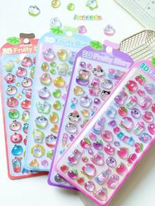 Colorful 3D Epoxy Resin Stickers - Cute Animals - Waterproof, Reusable, Repositionable, Self-Adhesive, High-Quality Resin - Perfect For Decorating Smartphones, Phone Cases, Laptops, Desktops, Tablets, Stationery, Notebooks, Journals, Planners, Scrapbooks, Mugs, Water Bottles, Refrigerators, Gift Wrapping, DIY Decor - Multicolor - View 5
