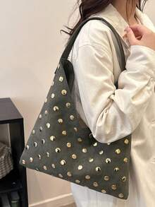 BAILEE A Stylish And Elegant PU Handbag With Personalized Sequin Design. It Has Ample Space, Is Durable, Water-Resistant, And Can Hold Tablets, Phones, Lipsticks, And Other Items. It Can Be Carried By Hand Or Slung Over One Shoulder. It's An Ideal Choice For Daily Commutes, Outfit Combinations, Travel, And Gift-Giving During Holidays. - Multicolor - View 6