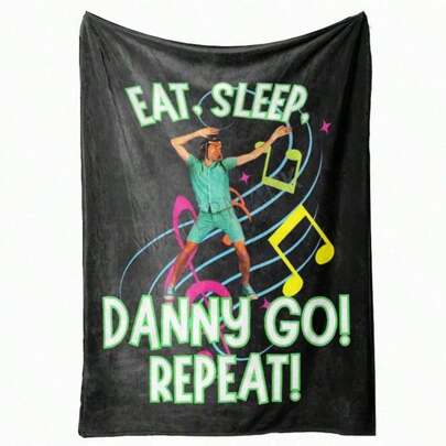 Blanket Soft Sofa  Eat Sleep Danny Go Repeat Danny Go Adventure 8166746 TT3