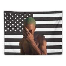 1PC Franks Ocean Printed Flag Decorative Tapestry, Patriotic Star Banner Design, Album Tapestry, Suitable For Horizontal Wall Hanging In Bedrooms, Dormitories, And Living Rooms, Easy To Hang, Ideal Holiday Gift For Teenagers, Dormitory Room Accessories - 1PC - 查看 3